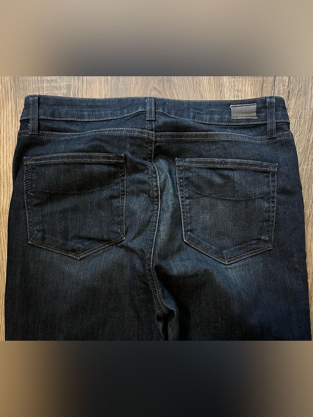 PAIGE Slim Straight Jeans in Dark Indigo